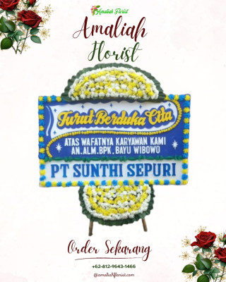 Papan Bunga Duka di Trunamanggala