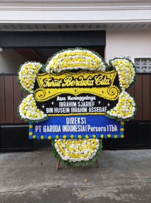 Papan Bunga Duka di Trunamanggala