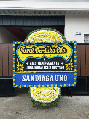 Papan Bunga Duka di Trunamanggala
